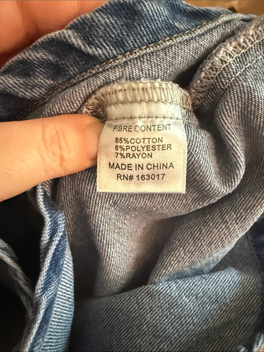 Denim mini dress - Picture 7 of 7
